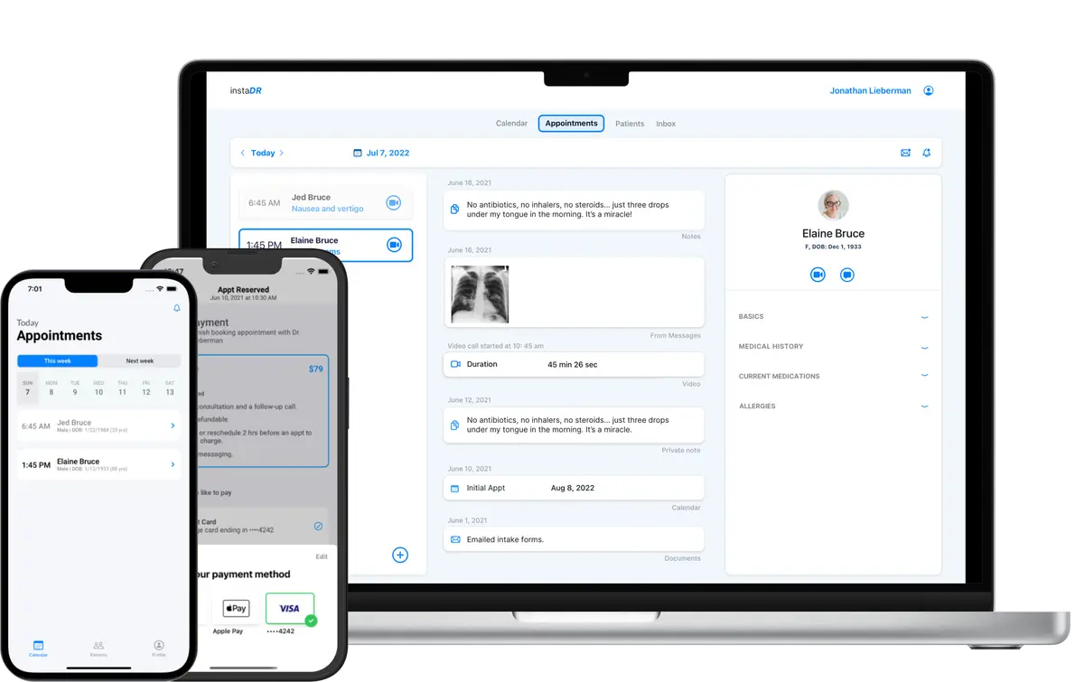 InstaDR Telehealth Platform