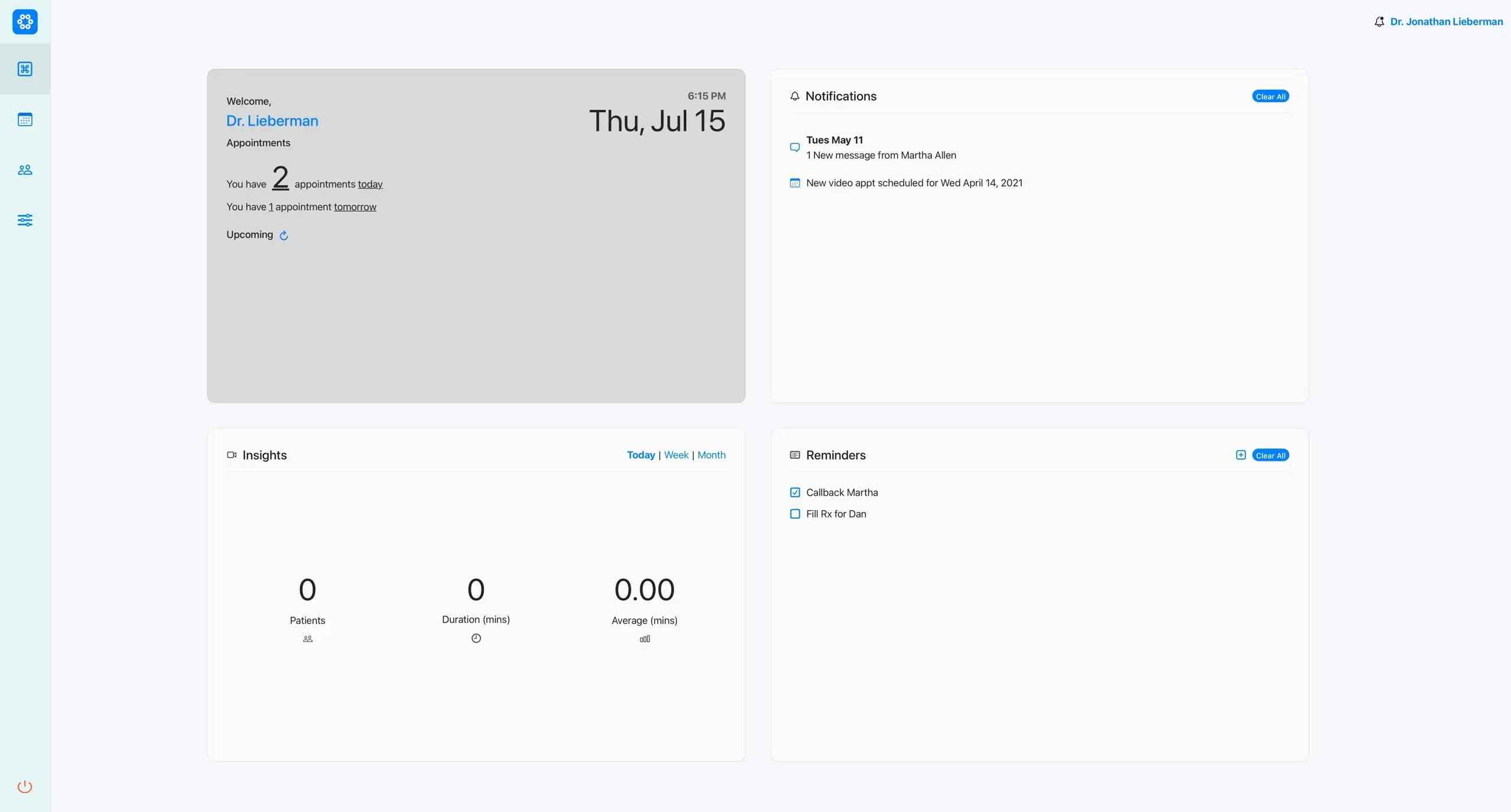 Image showing the outpatient app design