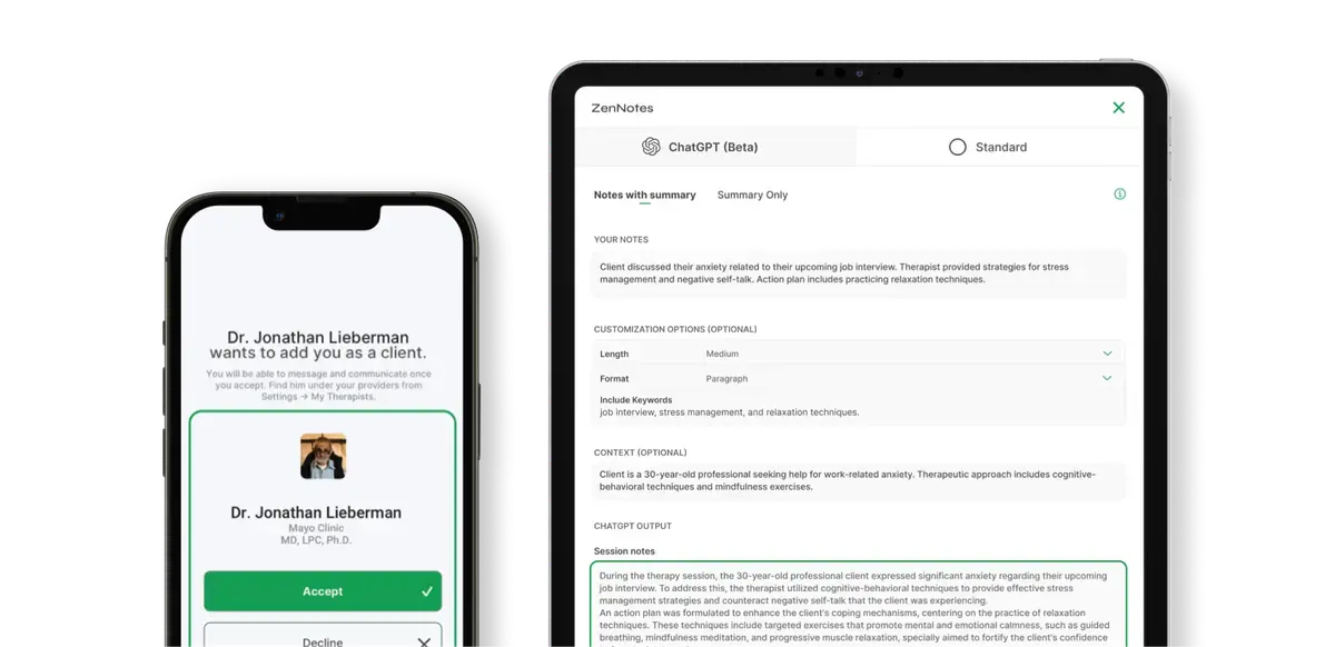 Image showing the outpatient app design